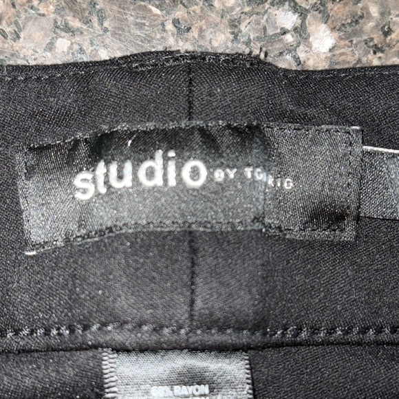 Studio By Torrid Black Trouser Boot Career Pants - Picture 7 of 9